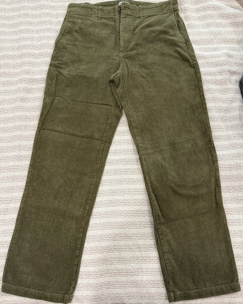 Alex Mill Neil Corduroy Pants Olive Men's 31